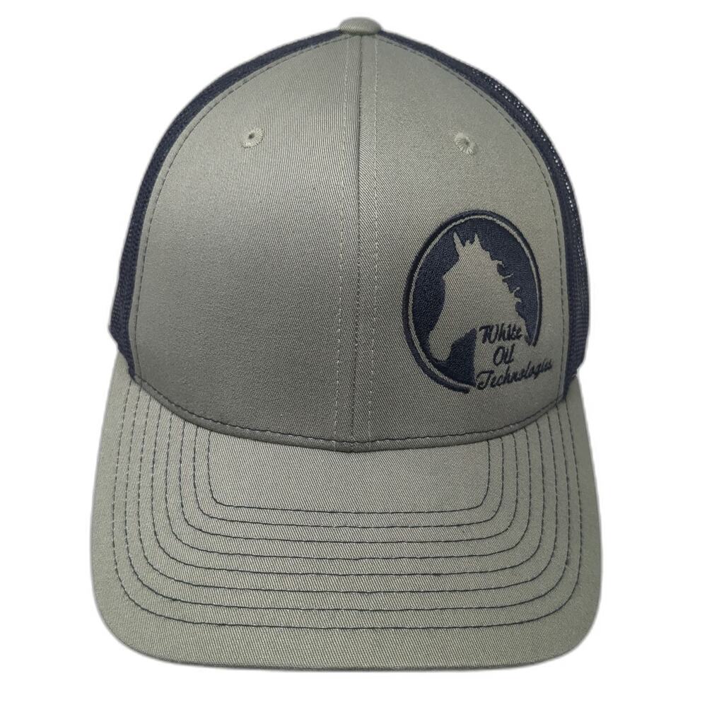Richardson Trucker Hat Green One Size White Oil Technologies Mesh Snapback